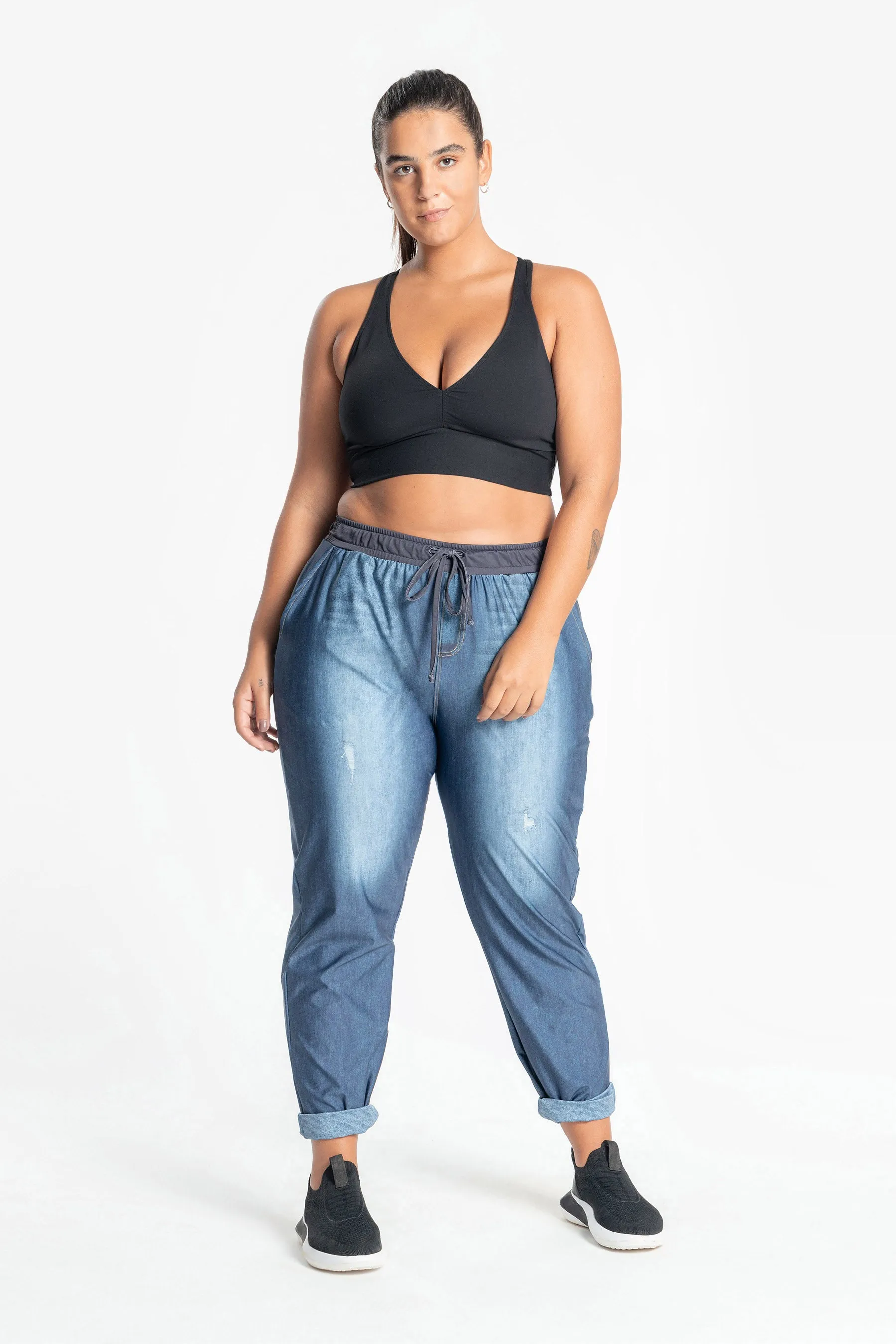 LIVE!  Blue Dream Boyfriend Pants