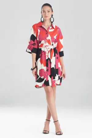 Lotus Belted Shirtdress