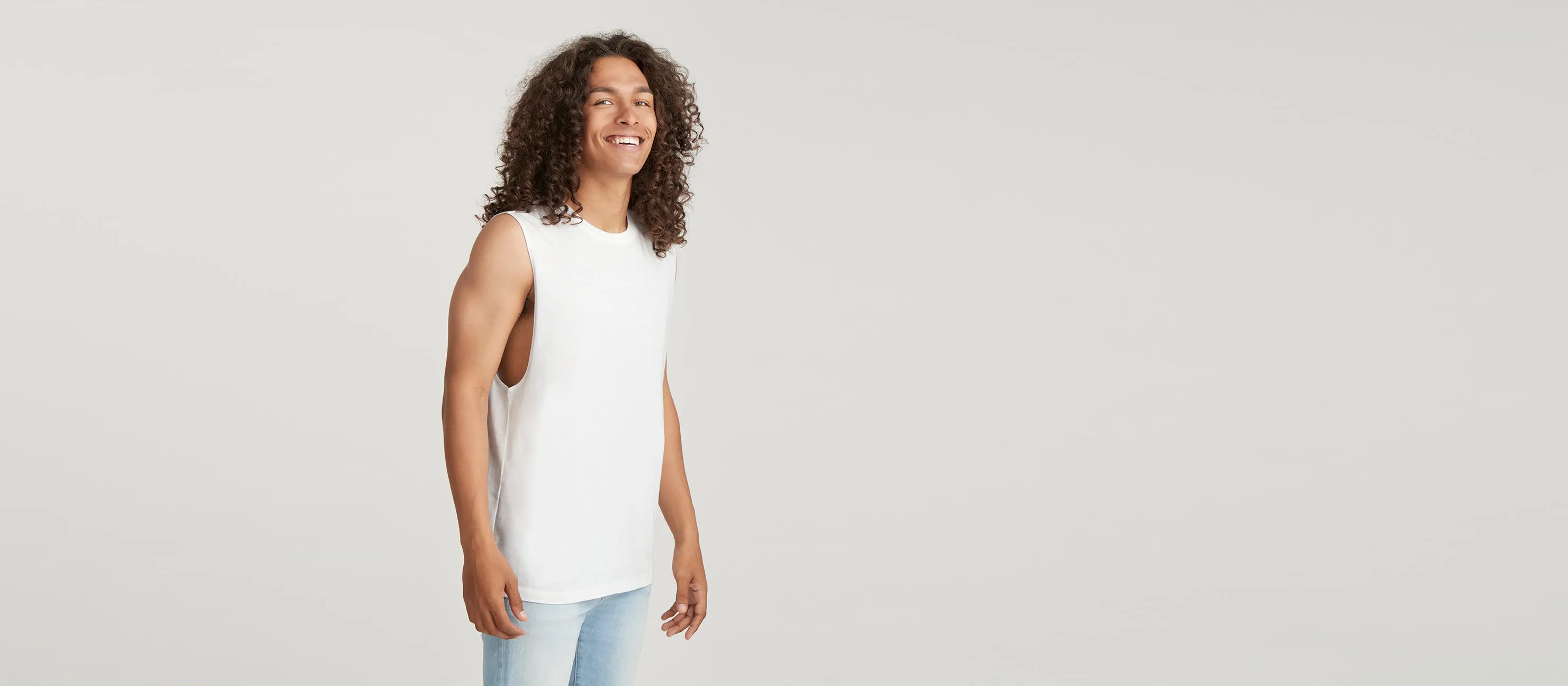 Men's Daily Sleeveless Tee 3-Pack | Black White Grey Pack