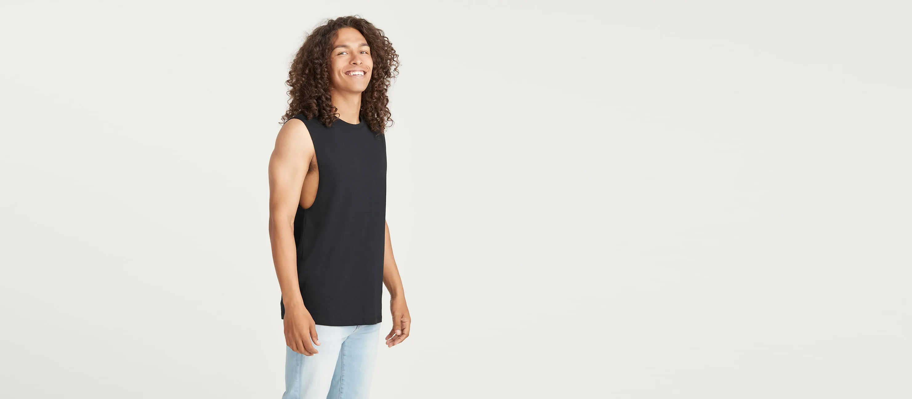 Men's Daily Sleeveless Tee 3-Pack | Black White Grey Pack