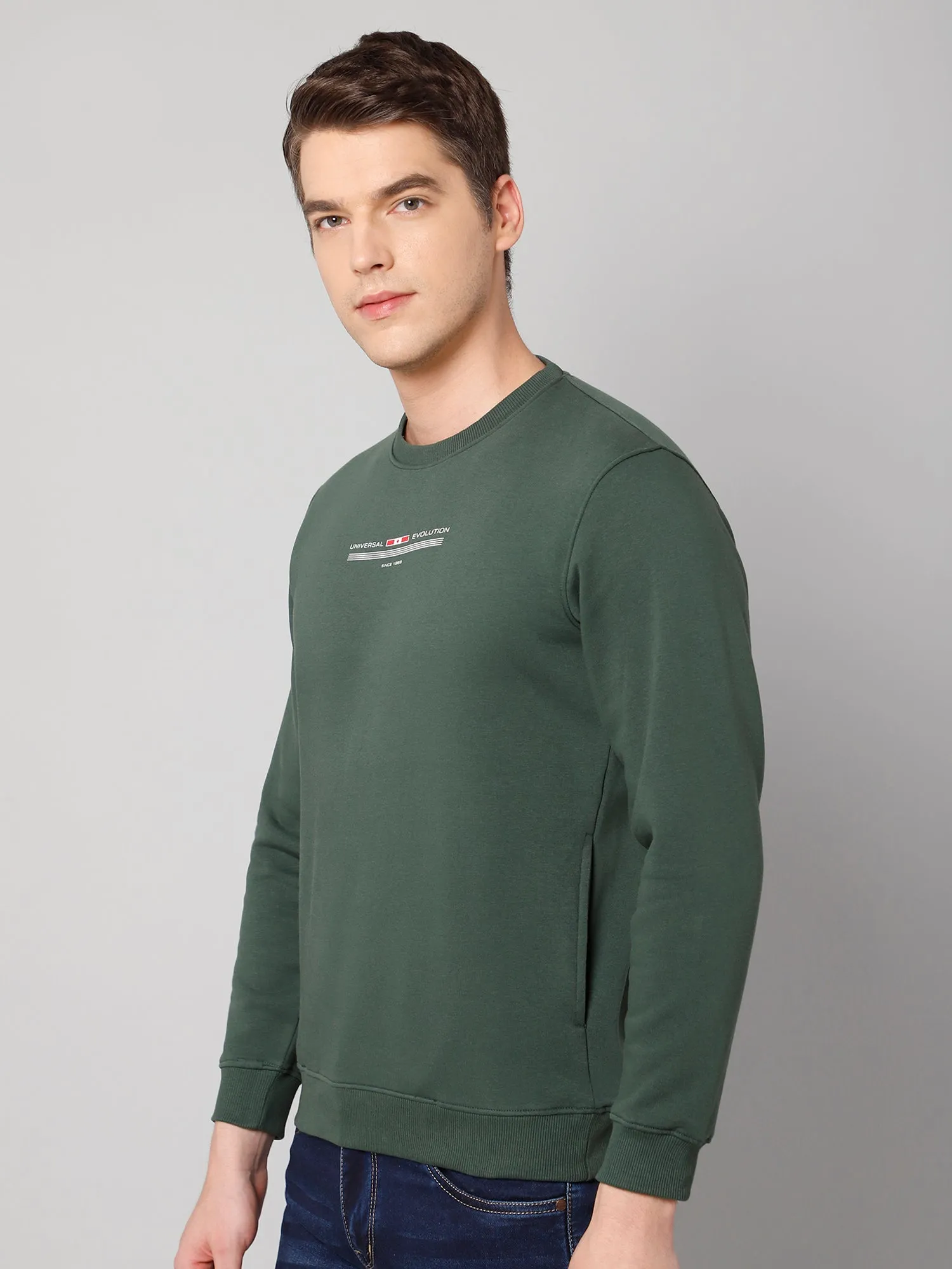 Mens Green Sweatshirt