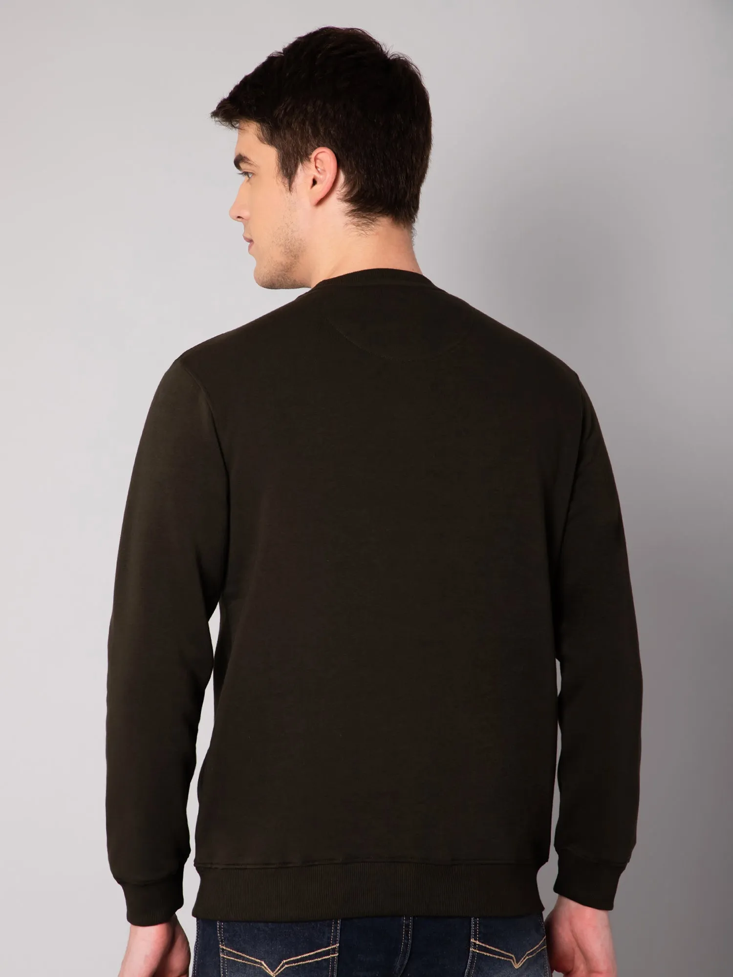 Mens Olive Sweatshirt