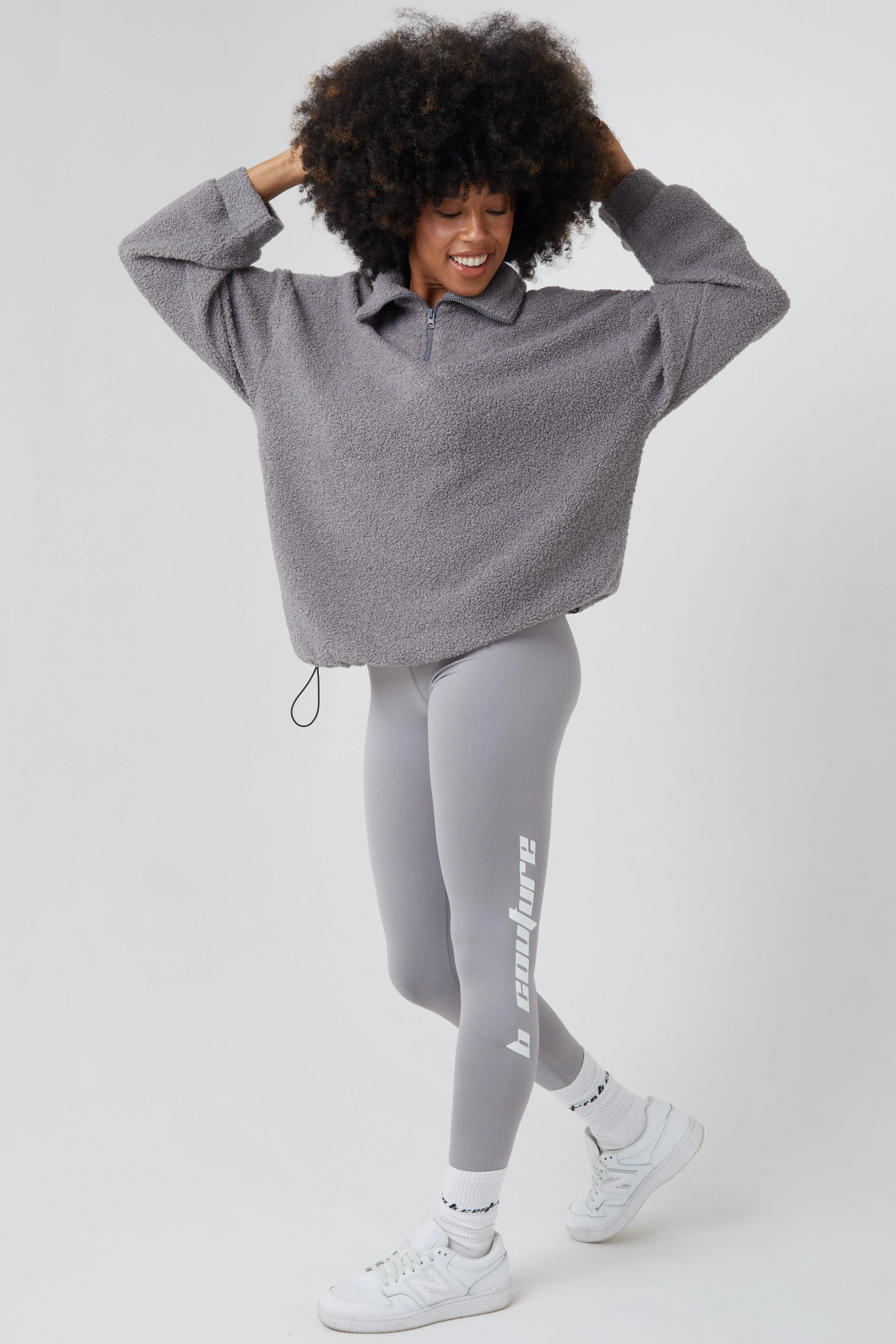 Oak Hill Borg Jumper & Leggings Set - Grey