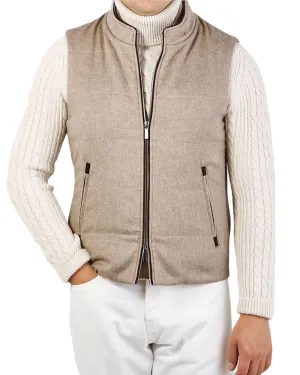 Oatmeal Pure Cashmere Vest