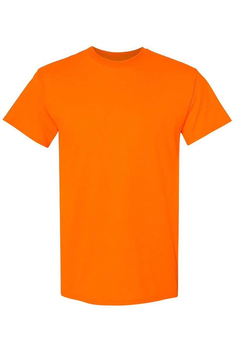 Orange Doodle Touchdown Season Short Sleeve Relaxed Fit T-Shirt