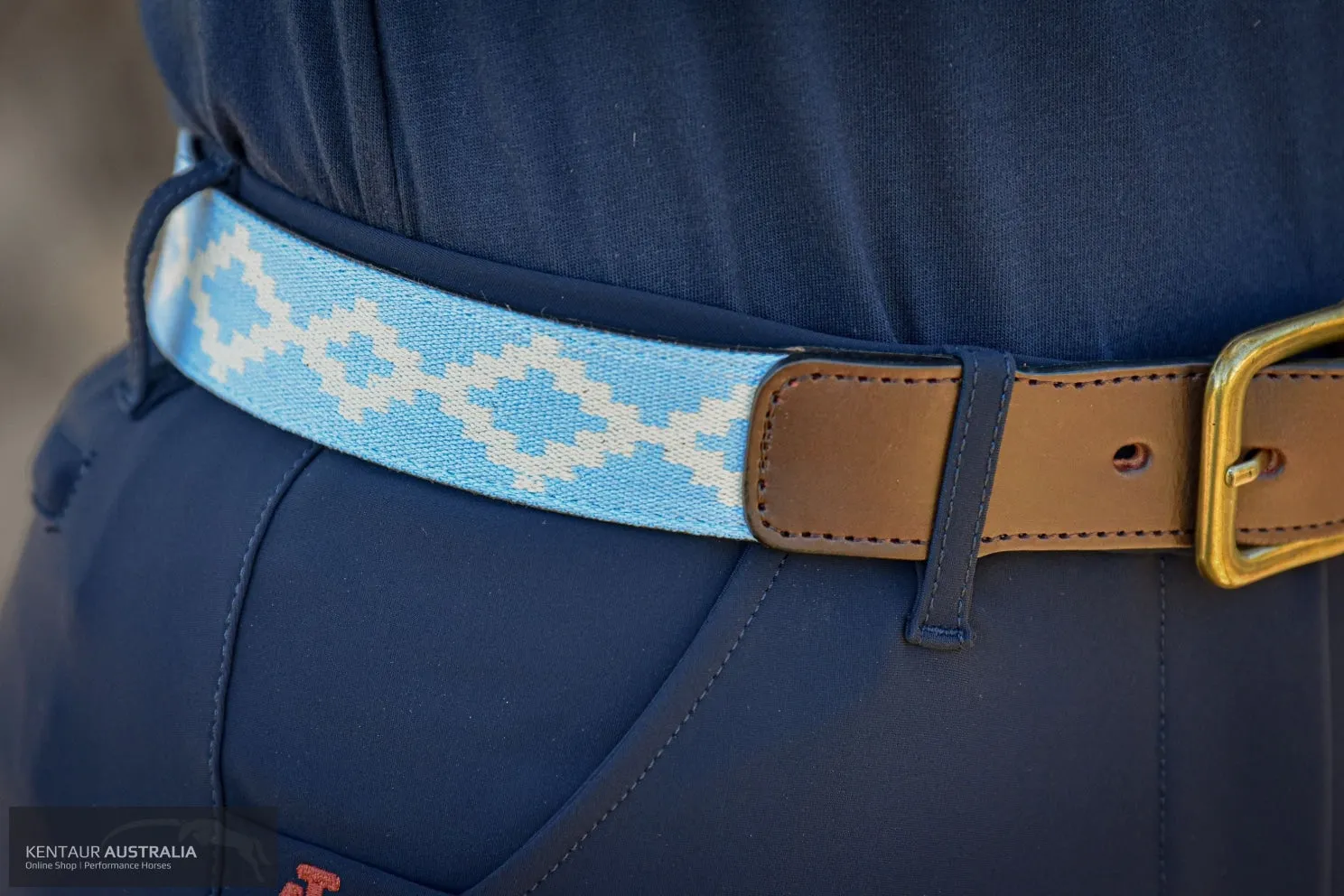 Pampeano 'Cincha Light Blue' Belt