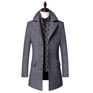 Pologize™ Medium Length Wool Coat