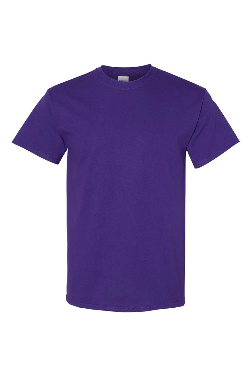 Purple Checkered Game Day Short Sleeve Relaxed Fit T-Shirt