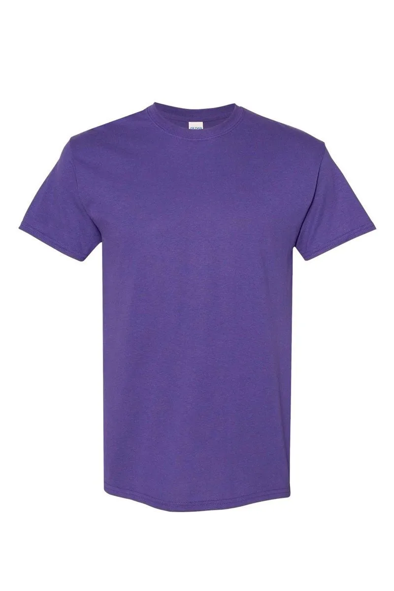 Purple Checkered Game Day Short Sleeve Relaxed Fit T-Shirt