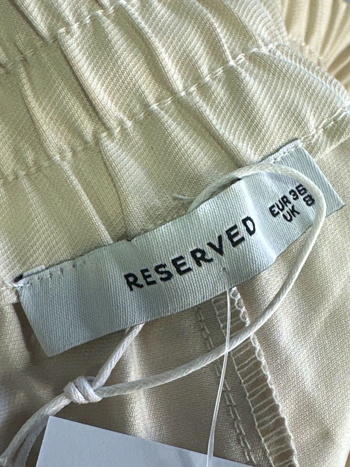 Reserved Beige Drawstring Shorts UK 8