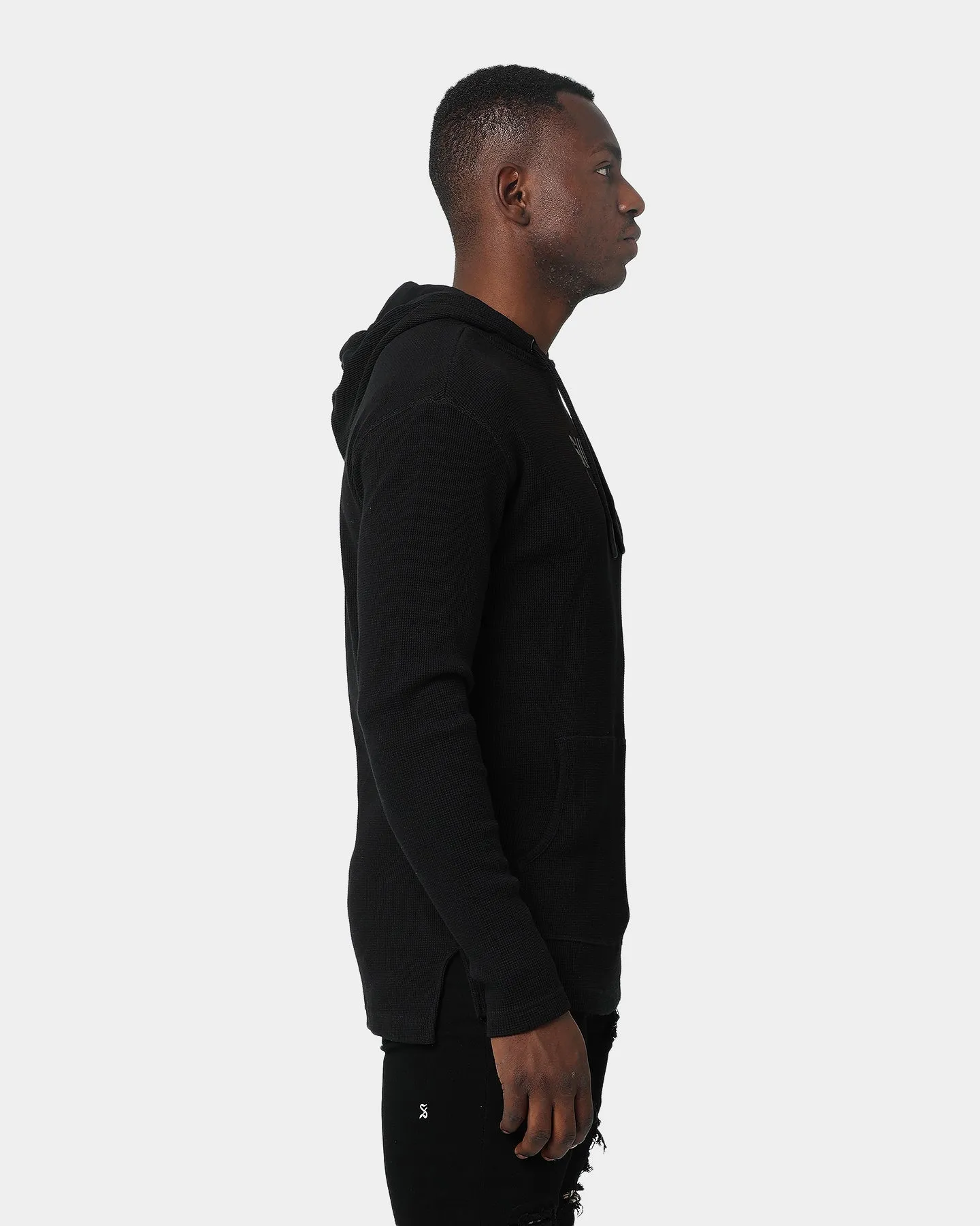 Saint Morta Trophies Waffle Hoodie Black