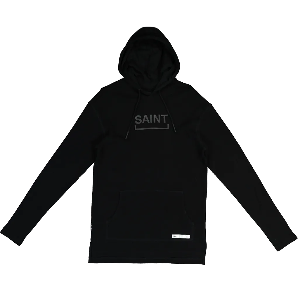 Saint Morta Trophies Waffle Hoodie Black