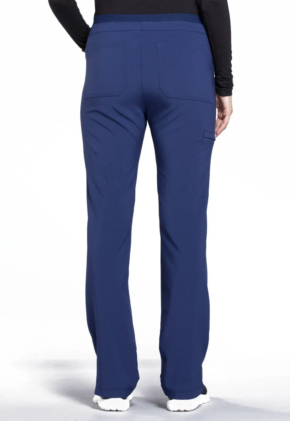 Scrub Pants - Cherokee Women's iFlex Mid Rise Tapered Leg Drawstring Pants, Various Colours, CK010