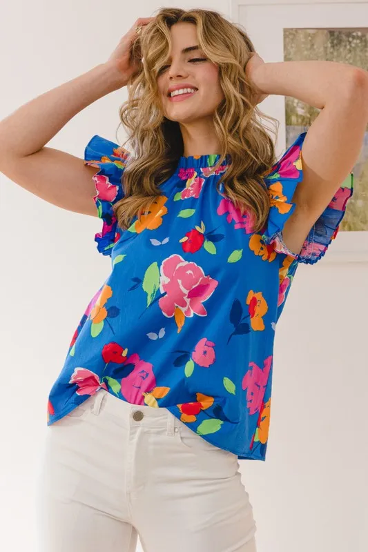 So Much Left Undone Floral Blouse