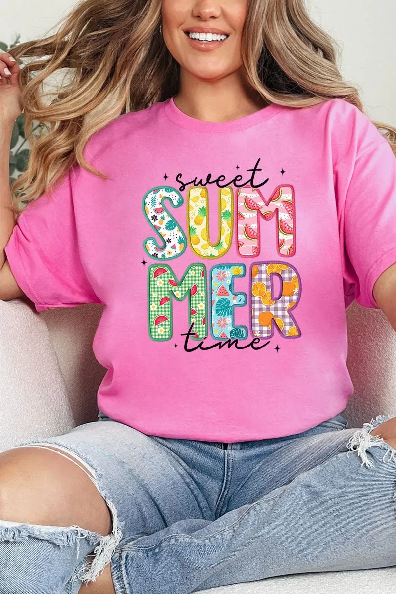 Sweet Summertime Short Sleeve Relaxed Fit T-Shirt