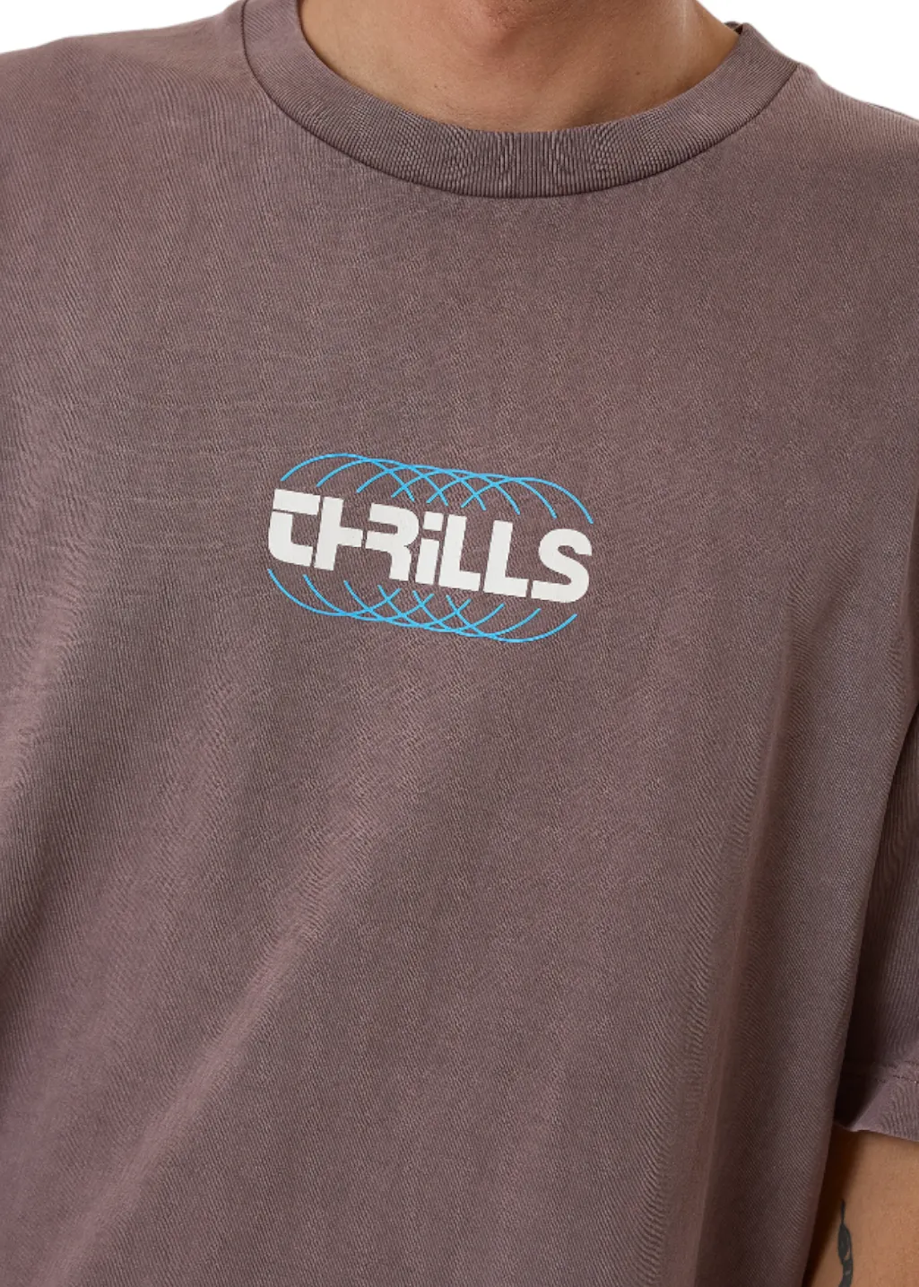 THRILLS - Evolution Oversize Fit Tee - Sparrow