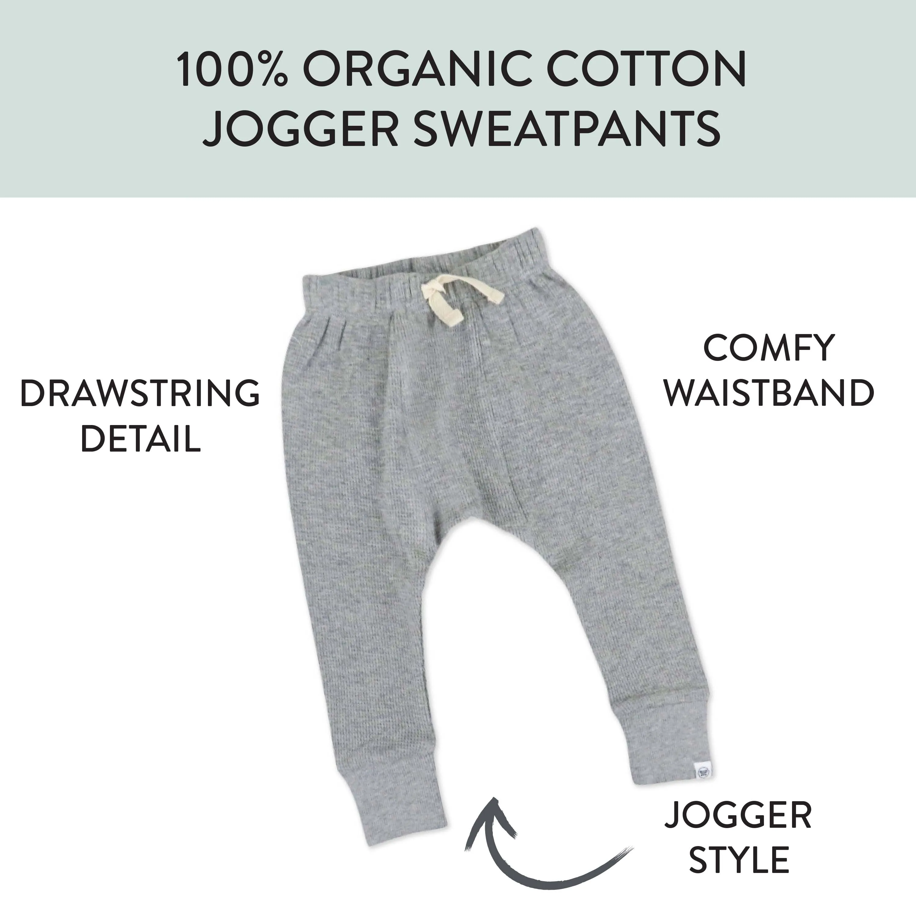 Toddler Organic Cotton Waffle Honest Pant