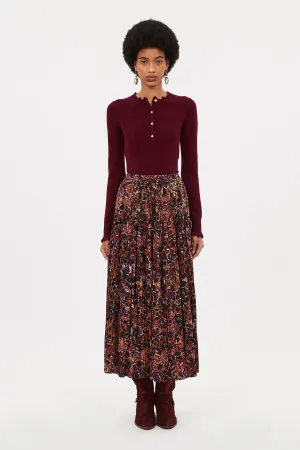 Ulla Johnson - Ileida Skirt in Rosefinch