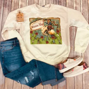 Western Edge Bleached Bronc Sweatshirt