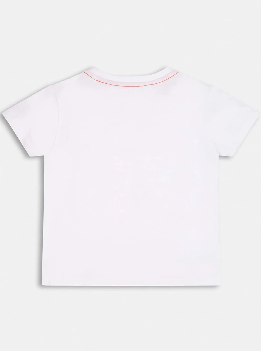 White Logo Short Sleeve T-Shirt (2-7)