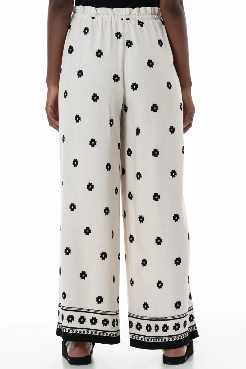 Wide Leg Pants _ 153869 _ Sand