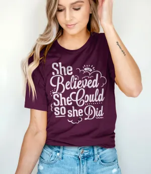 Womens Graphic Tee with Quote